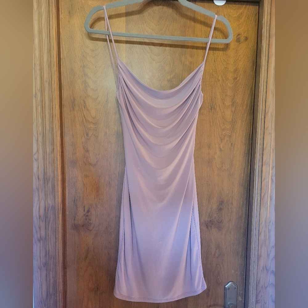Elegant Mauve Women's Dress